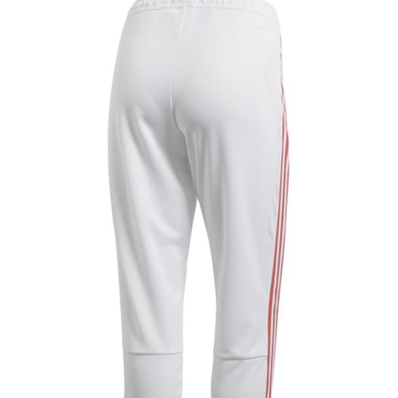 NWT ADIDAS Women Metallic CLIMACOOL Tiro 19 Active Training Pants in White Nude - Picture 8 of 10